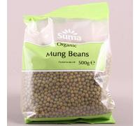 Suma Organic Mung Beans 500 g (Pack of 6)