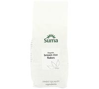 Suma Organic Rice Flakes Brown 500 g (Pack of 6)