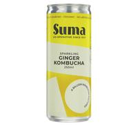 Suma Organic Sparkling Kombucha - Ginger - 250ml