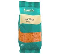 Suma Prepacks Organic Red Split Lentils - 500g