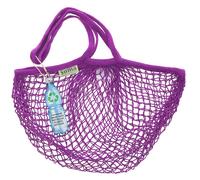 Suma Recycled Long Handled String Shopping Bag - Mulberry
