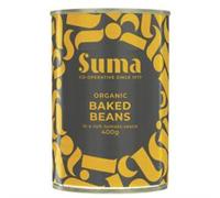 Suma Organic Baked Beans 400g x 4 (Pack of 4)