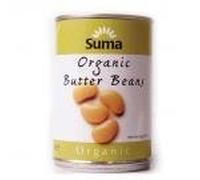 Suma Suma Organic Butter Beans 400g - CLF-SUM-VF645 by Suma
