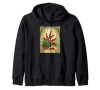 Sumac Sunrise A Haft-Sin Emblem of Renewal Zip Hoodie