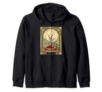Sumac Sunrise A Haft-Sin Symbol of Renewal Zip Hoodie