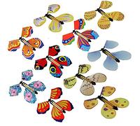 SUMAG 10Pcs Butterfly Flying From Empty Hand Flying Fairy Magic Tricks Stage Close Up Magia Wedding Props Appearing Butterfly Magie Toys