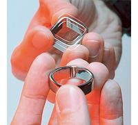 SUMAG Ambi Ring Magic Tricks Circle Square Magic Magician Accessories Close-up Street Optical Illusion Gimmick Props