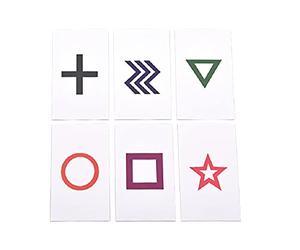 SUMAG Magic Tricks 1set ESP New Flash Printer Magician Predict the Select Card Magia Stage Close Up Gimmick Mentalism Flash ESP Card