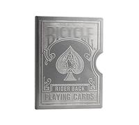SUMAG Magic Tricks Playing Card Clips Protector Holder (Silver,1mm T Stainless Steel) Professional Magician Close Up Stage Accessory