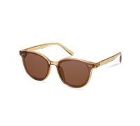 Sumato Cat's Eye Women's Sunglasses Mirror Trendy Lenses UV400 Shielding, brown