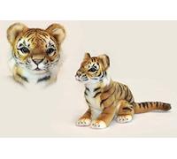 Sumatran Tiger Cub Plush Soft Toy by Hansa. 28cmL. 6680