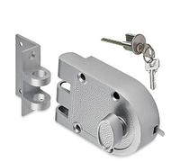 SUMBIN Jimmy Proof Deadbolt Door Lock,Silver Finished