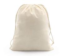 SumDirect 20Pcs Cotton Muslin Bags, Large White Cotton Bag Gift Pouch with Drawstring Reusable Packing Storage Bags for Wedding, Party, Birthday(20x25cm)
