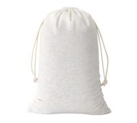 SumDirect 20Pcs Cotton Muslin Bags,White Large lightweight Gift Bags Breathable Pouches with Drawstring Reusable Packing Storage Bags for Wedding, Party, Birthday (20x30cm)