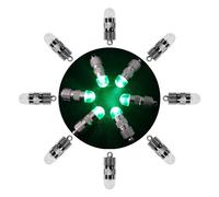 SumDirect Pack of 12/30/50/100 Colorful LED Mini Non-Blinking Lights For Paper Lanterns Balloons Floral Wedding Halloween Christmas Party Decoration Centerpieces (12 PCS, Green)