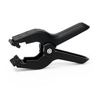 SumDirect Plastic Nylon Spring Clamps - 6 Pack Large Heavy Duty Muslin Backdrop Market Stall Clips for Photography Background, Woodwork, Artwork, Studio and Crafts (4.5 Inch, Black)