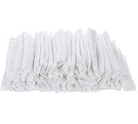 Sumedtec - Pack of 100 White Disposable Non-Woven Elastic Anti-Dust Hair Protector Caps for Hospital Lab Doctor Nurse Food Service Tattoo