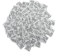 Sumedtec Silica Gel Bags Sachets Desiccant - 100 Packs (1g Each) - White - Automatic Moisture Absorption - Food Grade, Safe for Storage & Preservation