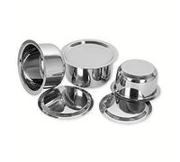 Sumeet 3 Pcs Stainless Steel Induction & Gas Stove Friendly Container Set/Tope/Cookware Set With Lids Size No.10 To No.12
