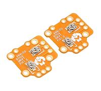 SuMemo Gamepad Joystick Drift Repair Board, for Ps4 Ps5 Xboxs One Xboxs Series s X Game Controller, Universal 3D Analog Stick Drift Fix Mod, Thumb Stick Drift Fix Mod, Black, 2Pcs/2Pcs Yellow