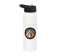 Sumer Ancient Civilization Sumerian Ziggurat of Ur Stainless Steel Insulated Water Bottle
