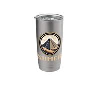 Sumer Ancient Civilization Ziggurat Sumerian History Stainless Steel Insulated Tumbler