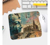 Sumerians Ancient Ruins Mouse Pad High Quality Textured Waterproof Desk Mouse Pad with Non-slip Rubber Base Durable Gaming Mat and Office Suitable for