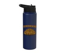 Sumerians Ancient Sumer Mesopotamia Ziggurat Stainless Steel Insulated Water Bottle
