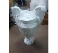 SUMESIRO European Football Federation Champions Football League Replica Trophy Art Trophy World Cup Soccer Fan Souvenir/Silver (Football Trophies 44CM)