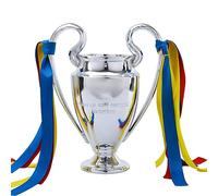 SUMESIRO European Football Federation Champions Football League Replica Trophy Art Trophy World Cup Soccer Fan Souvenir/Silver (Football Trophies 32CM)