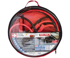 Sumex 12v & 24v 3M 220A Jump Start Starter Booster Cable Lead -Up to 2.5L Petrol