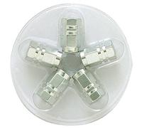 SUMEX 4006900 Valve Caps Aluminium Hexagonal - Silver