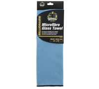 SUMEX Billionaire Glass Towel Microfibre Cloth Optimizes Cleaning Glass Without Scratches 40 x 40 cm Blue