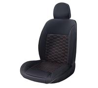 SUMEX Car Seat Backrest Model Tourer Black and Red Made with Fabric Universal Seat Protector