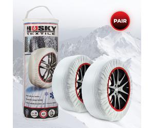 Sumex Car Wheel Tyre Snow Socks Chains to fit Tyre Size 195/75 R16 Ultimate Grip