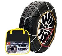 Husky Classic Snow Chains Alloy Steel 9mm to fit Car Wheel Tyres Size 145/80 R13
