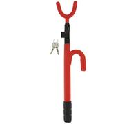 Sumex Red Car & Van Interior Steering Wheel Lock Anti Theft Security Hook Clamp - RHD & LHD Vehicles