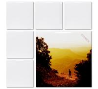 Sumex Sublimation Blanks Ceramic Tiles for Crafts,6 Pcs Glossy White Ceramic Tile for Heat Press(15×15cm)