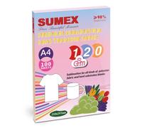 Sumex Sublimation Paper 120gsm A4 Size 210×297mm 100 Sheets Heat Transfer Paper Compatible with All Inkjet Printer