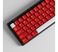 Sumgsn 160 Keys Doubleshot Cherry Profile Classic Red Keycaps Set for 61/64/87/104/108 Cherry Mx Switches ISO ANSI Layout Mechanical Keyboards