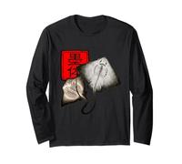 SUMI-E Ink Art VENTRAL View Stingray Aesthetic Ink Anatomy Long Sleeve T-Shirt