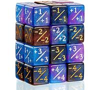 Sumind 24 Pcs MTG Dice Counter Magic The Gathering Tokens MTG Life Counter D6 Dice Loyalty Life Gifts for CCG Cards Gaming Accessory