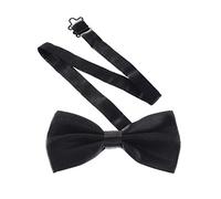 Sumind Men's Pre-Tied Bow Ties Tux Bowtie Adjustable Formal Neck Bowtie for Parties (Black, 1 Piece)