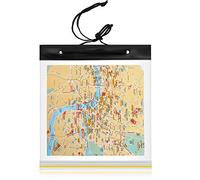Sumind Waterproof Map Case Clear Map Holder Waterproof Walking A4 Map Cover Hiking Plastic Map Pouch Military Transparent for Hiking Walking Camping PVC 31 X 28 Cm (1 Piece)