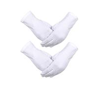 Sumind White Uniform Gloves - Formal & Parade Gloves in Satin & Nylon Cotton