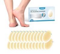 Sumiwish Blister Bandages - 25 ct - Hydrocolloid Pads for Faster Healing - Waterproof, Durable & Grab-N-Go Design - for Toes, Heels & Fingers(Heel Pack)