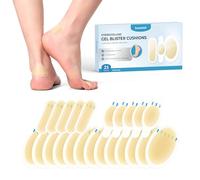 Sumiwish Blister Bandages - 25 ct - Hydrocolloid Pads for Faster Healing - Waterproof, Durable & Grab-N-Go Design - for Toes, Heels & Fingers(Variety Pack)