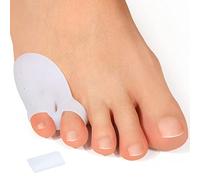 Sumiwish Pinky Toe Separators, 10 Packs of Gel Toe Protectors for Overlapping Toes, Curled Pinky Toes, Little Toe Separators for Friction, Blister-Removable Middle Baffle