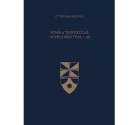 Summa Theologiae Supplementum 1-68: 21 (Latin-English Opera Omnia)