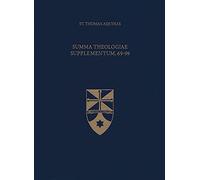 Summa Theologiae Supplementum 69-99: 22 (Latin-English Opera Omnia)